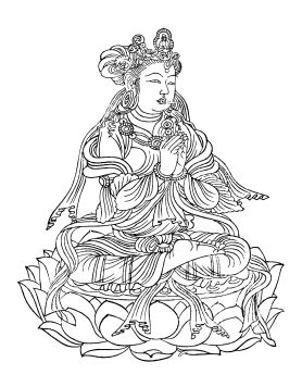 多羅菩薩拡大図